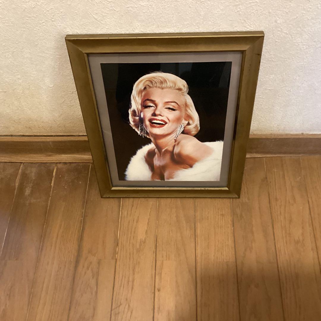 マリリンモンロー　　写真ブロマイドから　　額装仕立て品　　掲載可能品
