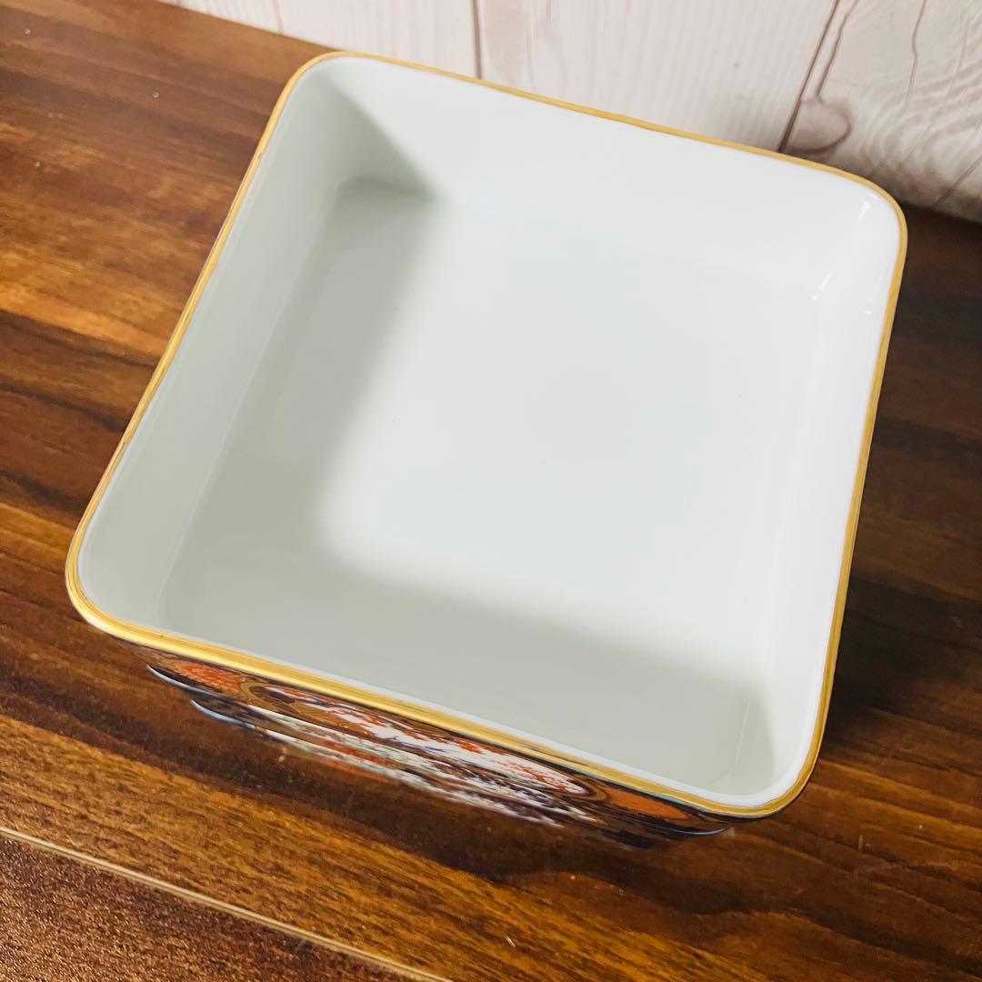 【希少 新品】有田焼 其泉窯 古伊万里 金襴手 三段重 金彩 お重 元箱付き