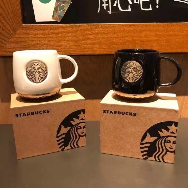 新商品カップル】ブラック、ホワイト、スターバックスコーヒーマグカップ2杯