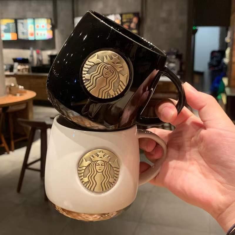 新商品カップル】ブラック、ホワイト、スターバックスコーヒーマグカップ2杯