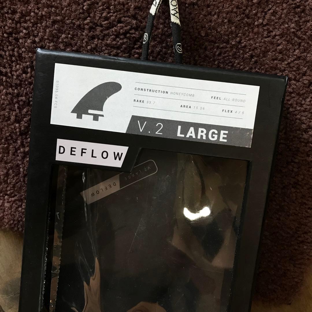 DEFLOW デフロー　V.2 LARGE トライフィンセット定価¥14,850
