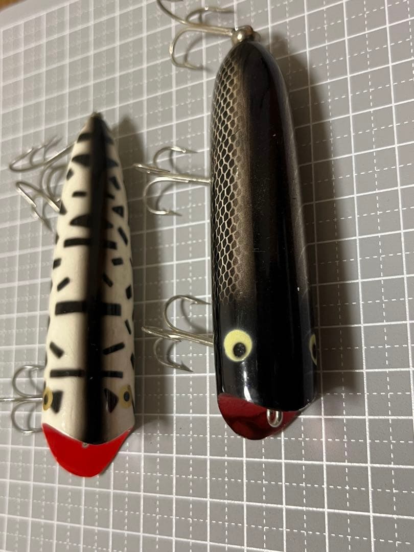 ヘドン　ラッキー13 Heddon Lucky 13 ウッドとプラのセット