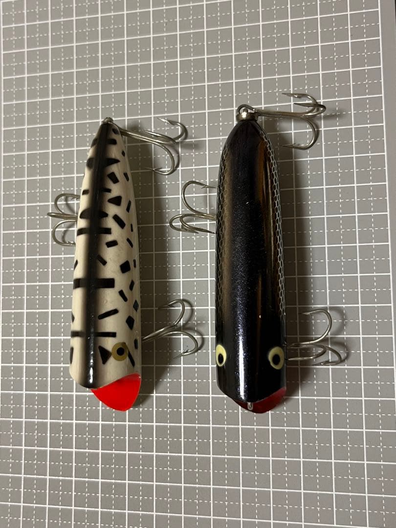 ヘドン　ラッキー13 Heddon Lucky 13 ウッドとプラのセット