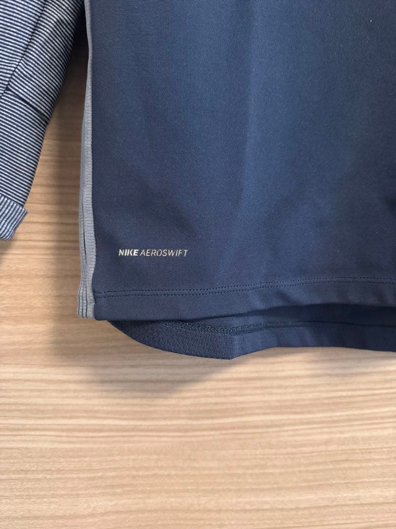 Nike Aeroswift ハーフジップ　ドリルトップ　 ネイビー　XL