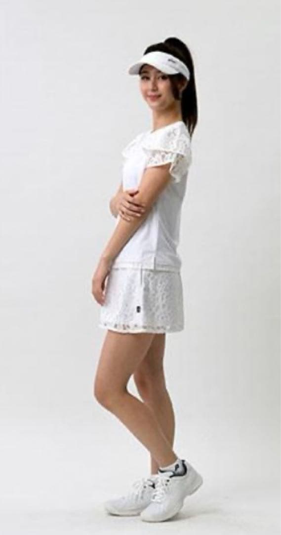 No.445 Prince 涼し気レースの豪華なスコート☆White☆XL☆新品