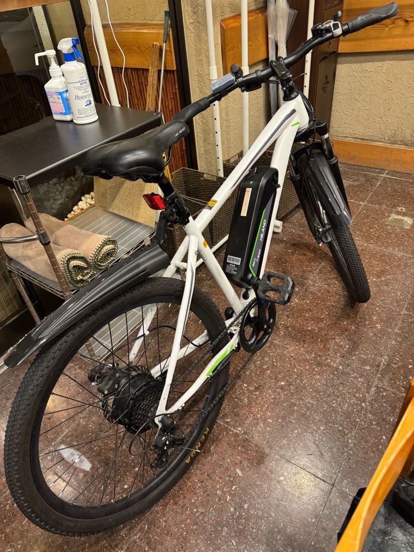 電動アシスト自転車 ホワイト