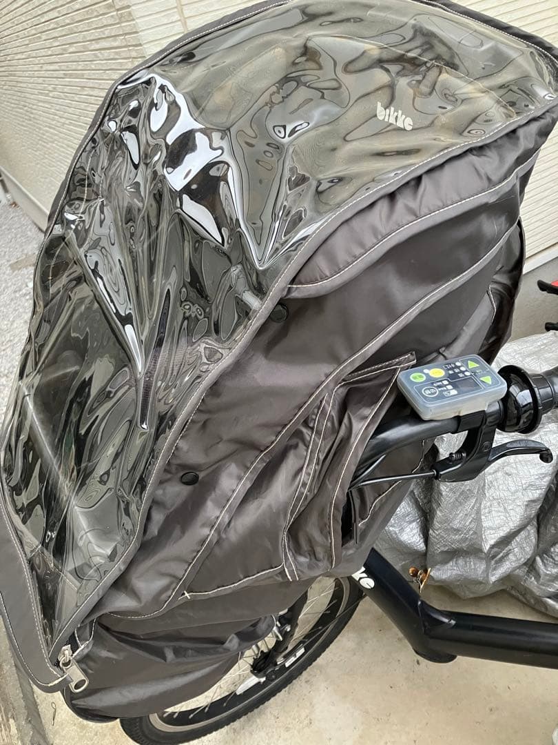ビッケ　bikke 自転車　レインカバー　フロントチャイルドシートルーム