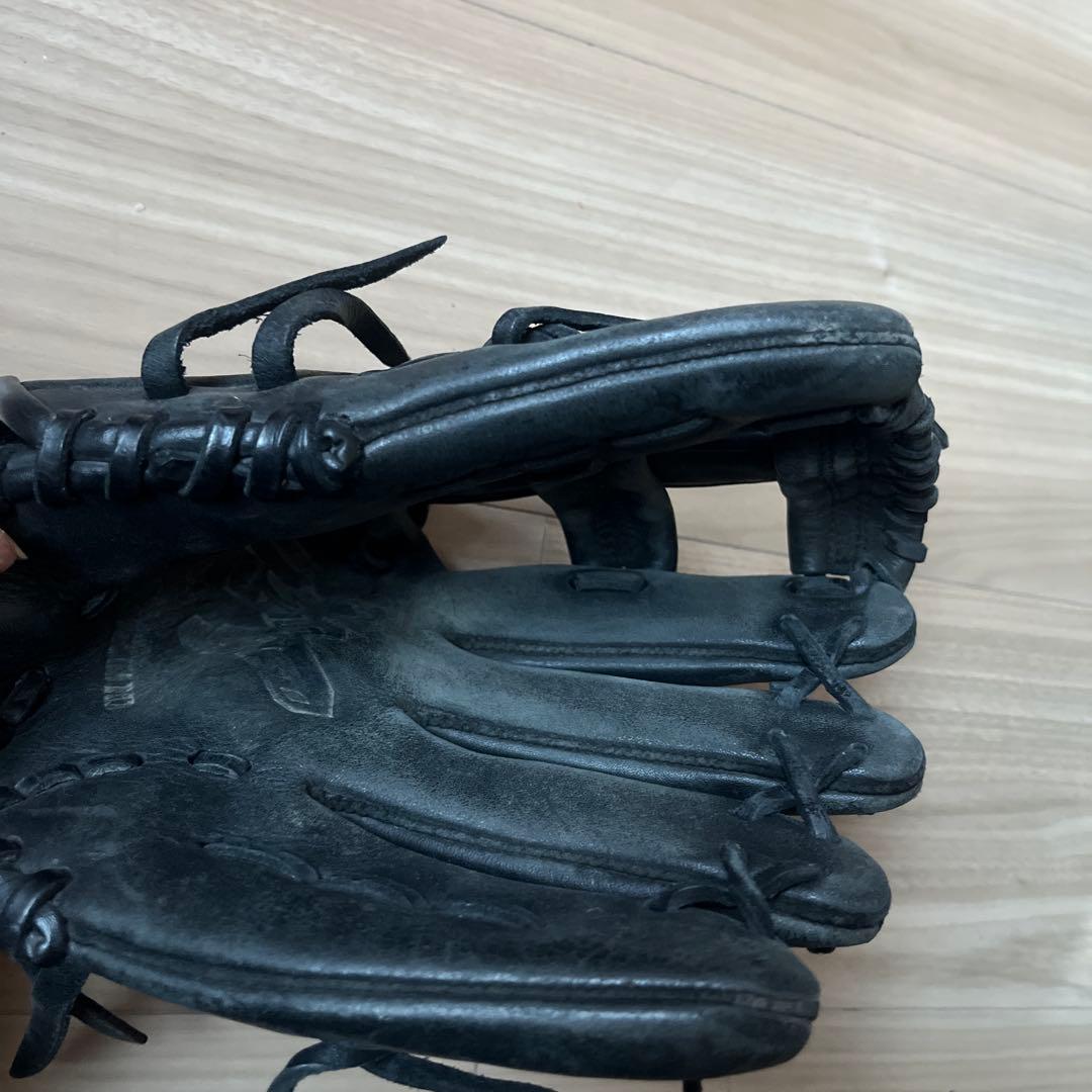 少年　Mizuno ブラック 軟式グローブ