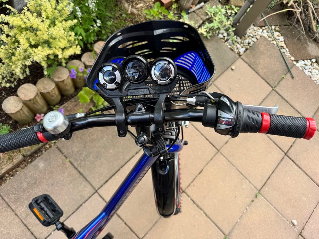 22インチ　ブリヂストン 子供用自転車 青