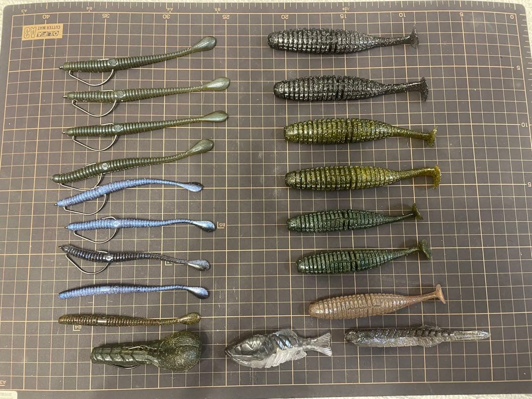 バス釣り引退セット　整理品　一誠　ワーム、ルアーまとめ売り