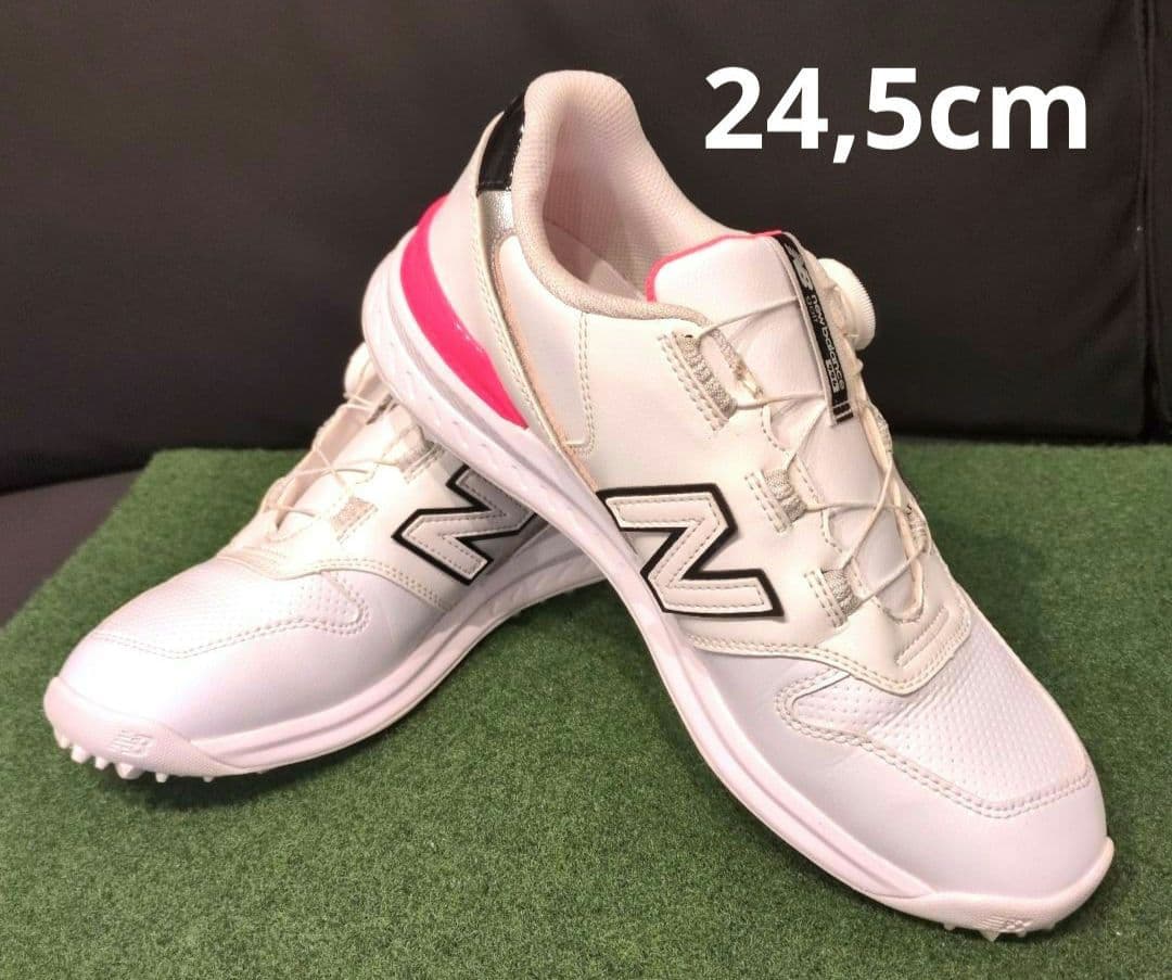ニューバランス ゴルフシューズ BOA スパイクレス レディース 24,5cm