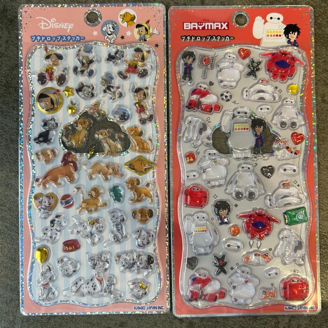 【正規品】プチドロップステッカー　ディズニー10枚セット