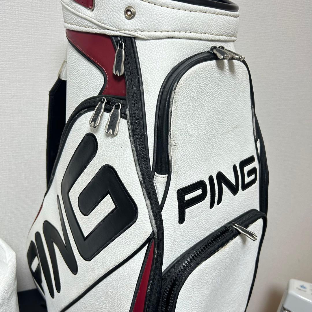 PING ツアー仕様 キャディバッグ 9.5インチ プロモデル 3点式ベルト