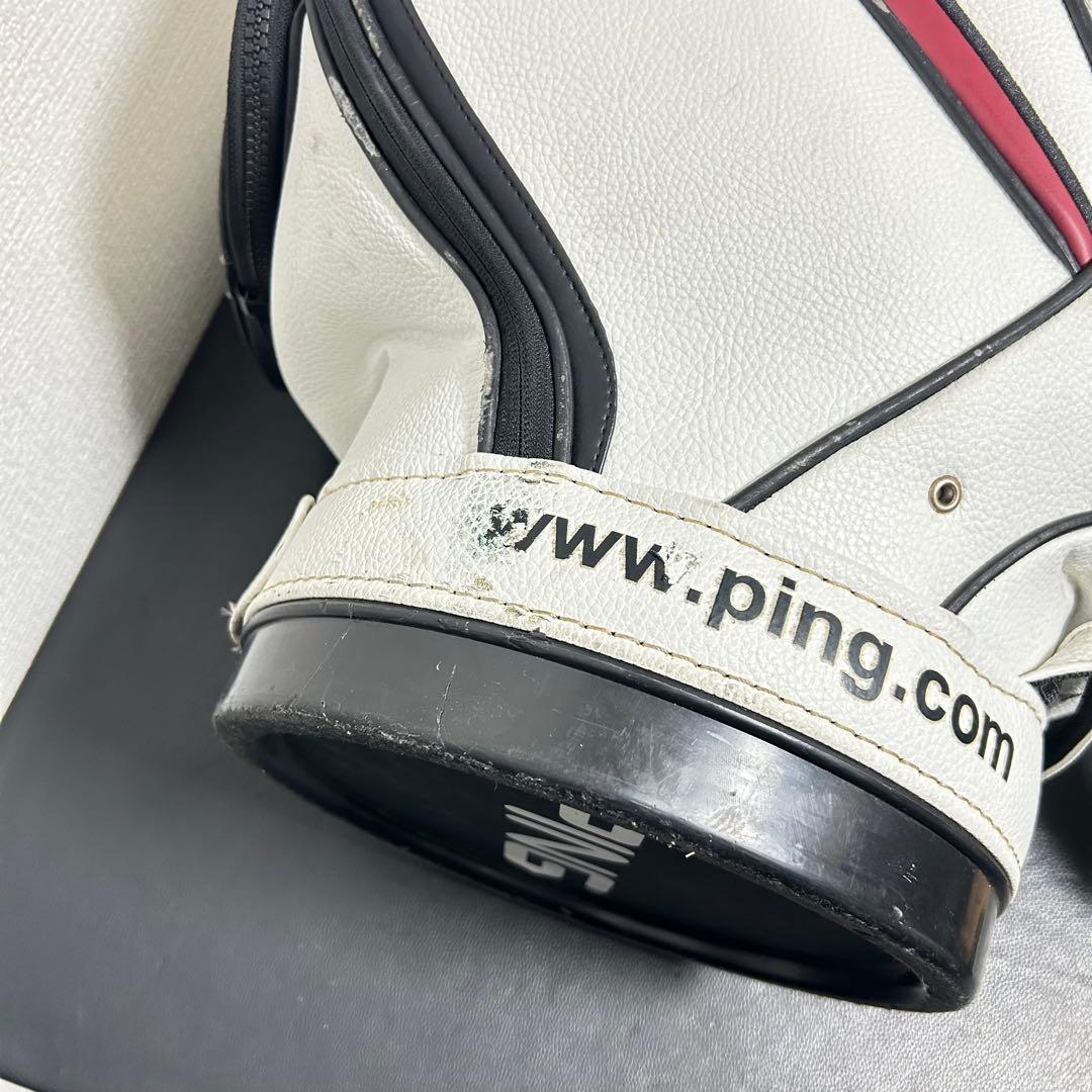 PING ツアー仕様 キャディバッグ 9.5インチ プロモデル 3点式ベルト