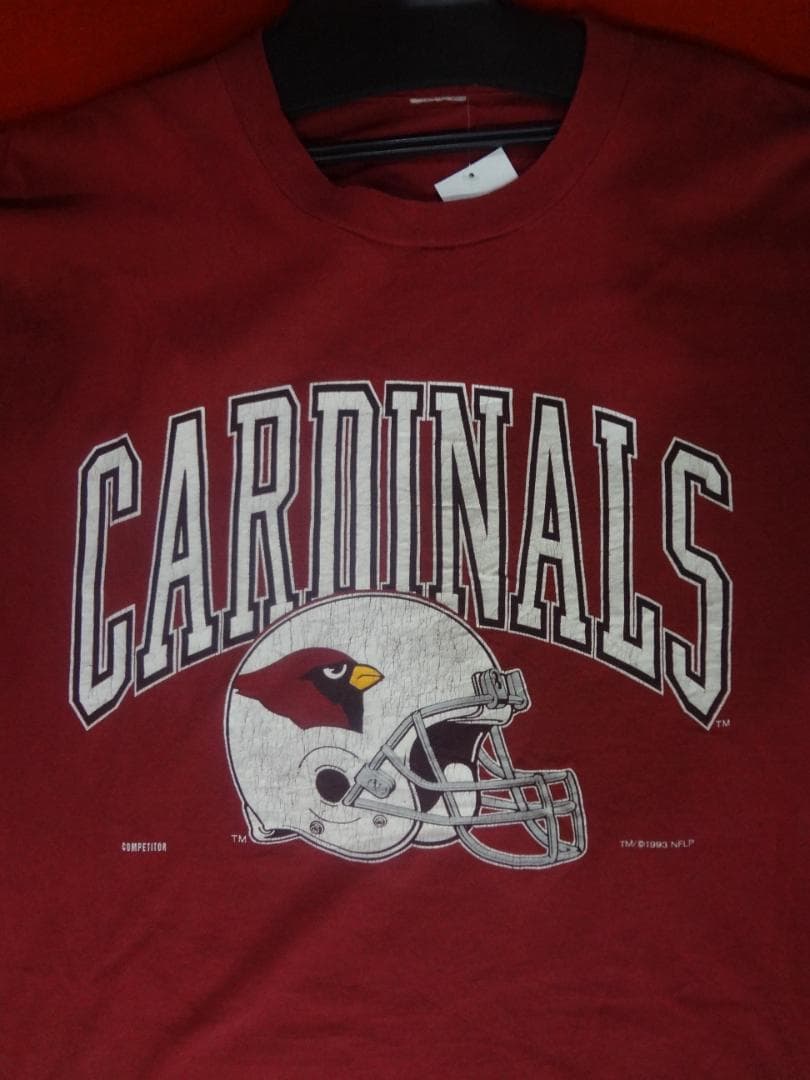 CARDINALS アメリカンフットボール シャツ USAヴィンテージ冬SALE