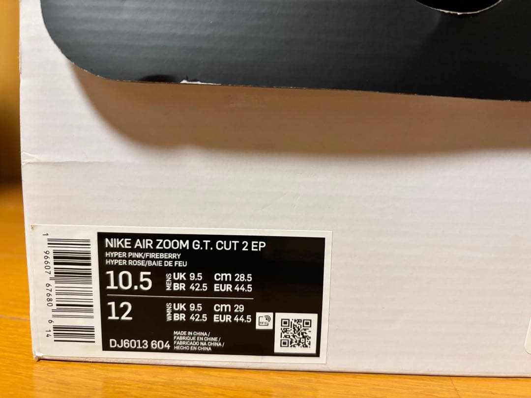 シューズ(男性用) NIKE AIR ZOOM G.T. CUT 2 EP