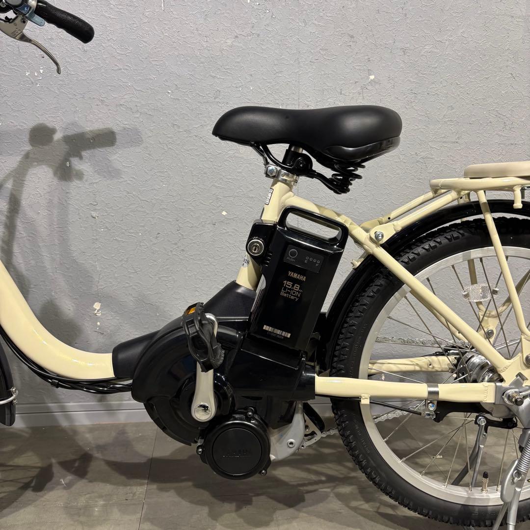 Yamaha 電動アシスト自転車 クリーム色 20インチ
