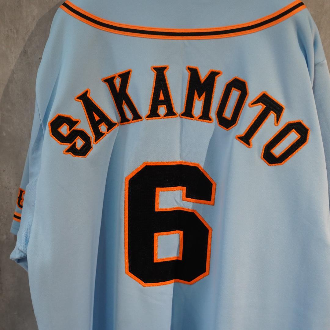 2013 巨人　読売ジャイアンツ　水色ビジター　ユニフォーム　坂本勇人　O