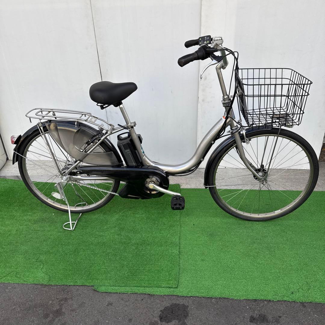 YAMAHAヤマハ電動アシスト自転車24インチ 12.3Ah シルバー