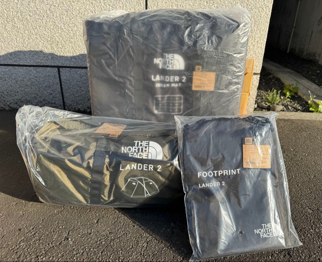 新品未開封　78,500円　NORTH FACE のlander2 ３点セット