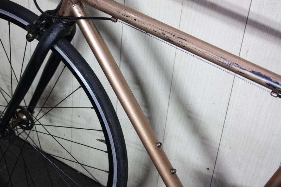 ブロンズ ピストバイク 700C アルミ