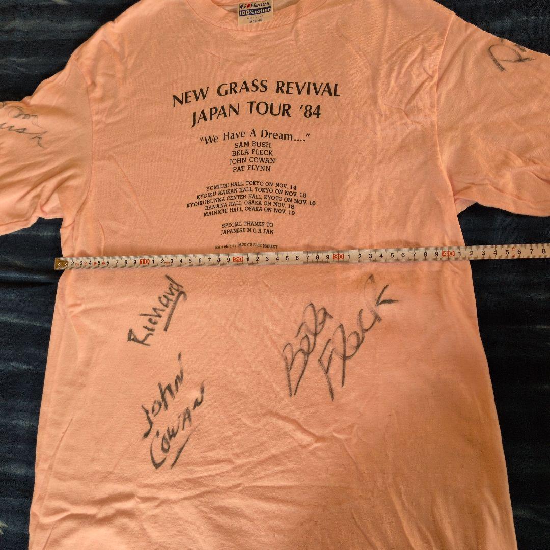 NEW GRASS REVIVAL JAPAN TOUR '84 サインTシャツ