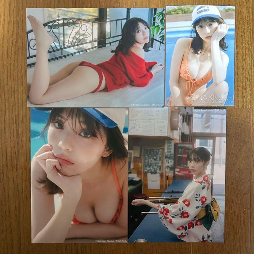 菊地姫奈カレンダーブック2026.2/28お渡し会三冊購入特典生写真3枚組