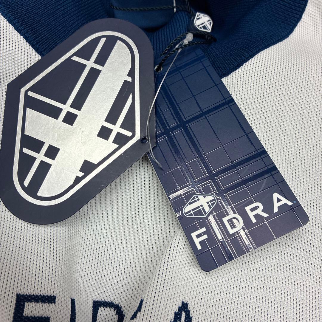 FIDRA 長袖ワンピース ホワイト/ネイビー とビバハートソックスのセット