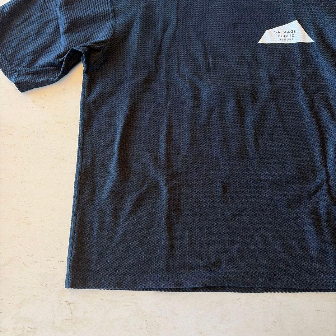 サルベージパブリック コレパ モックネック Tシャツ ブラック M ゴルフ