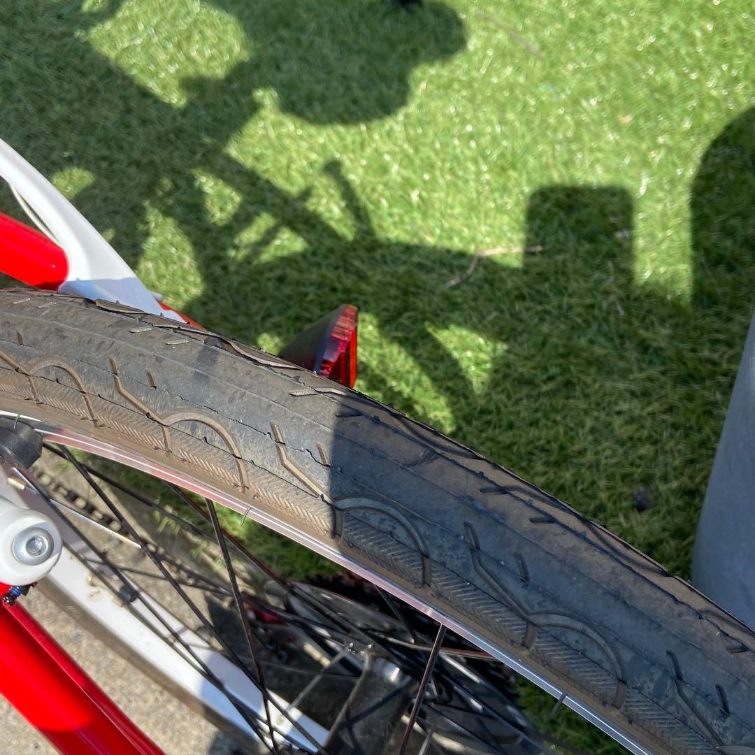 美品⭐️フェラーリ　折りたたみ自転車　20インチ　レッド