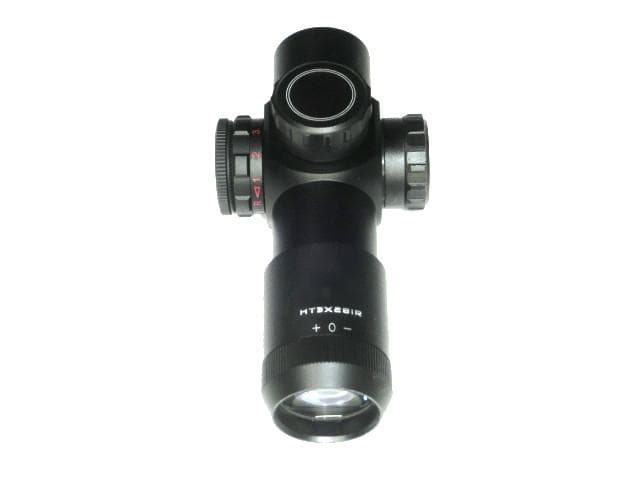 3倍ショートスコープ3X28赤緑発光小型コンパクトスコープ新品