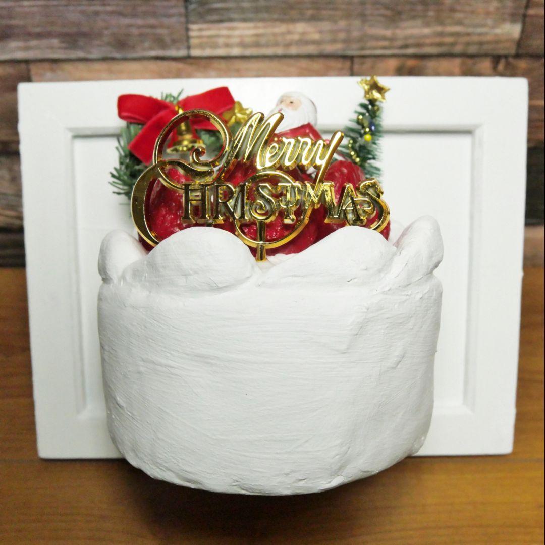 油絵 絵画 【飛び出すクリスマスケーキ】