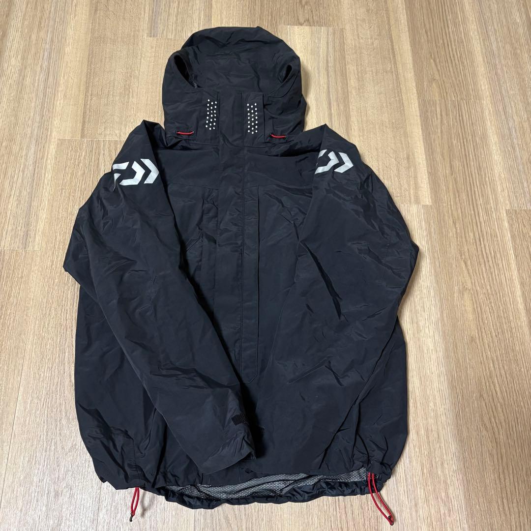 【未使用品級】上下セットDAIWA レインマックスR レインスーツ 黒 2XL