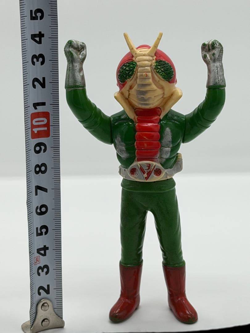 当時物　ポピー 仮面ライダーV3 ソフビ 石ノ森章太郎