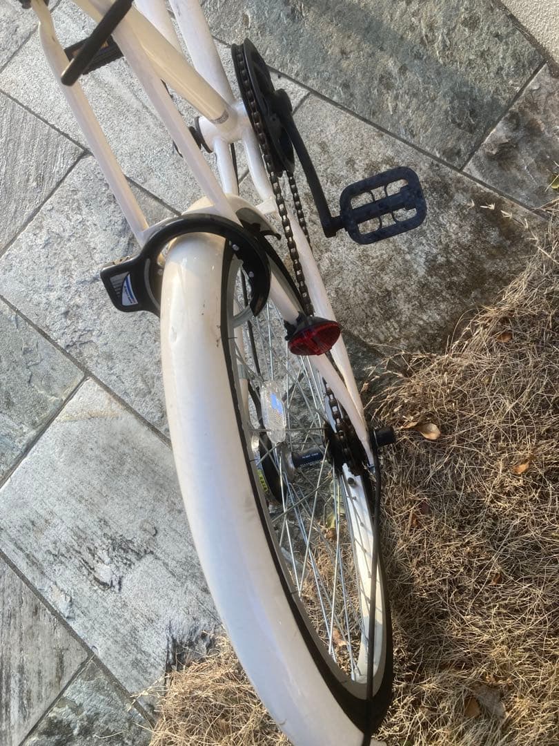 【直接引き取りのみ】サイクルベースあさひ　クリームミニベロ 自転車本体