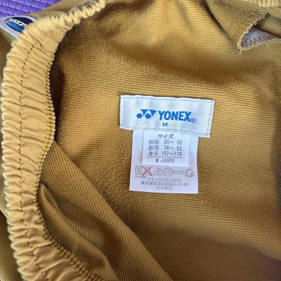YONEX キャメルゴールド　ベージュ　ハーフパンツ Mサイズ