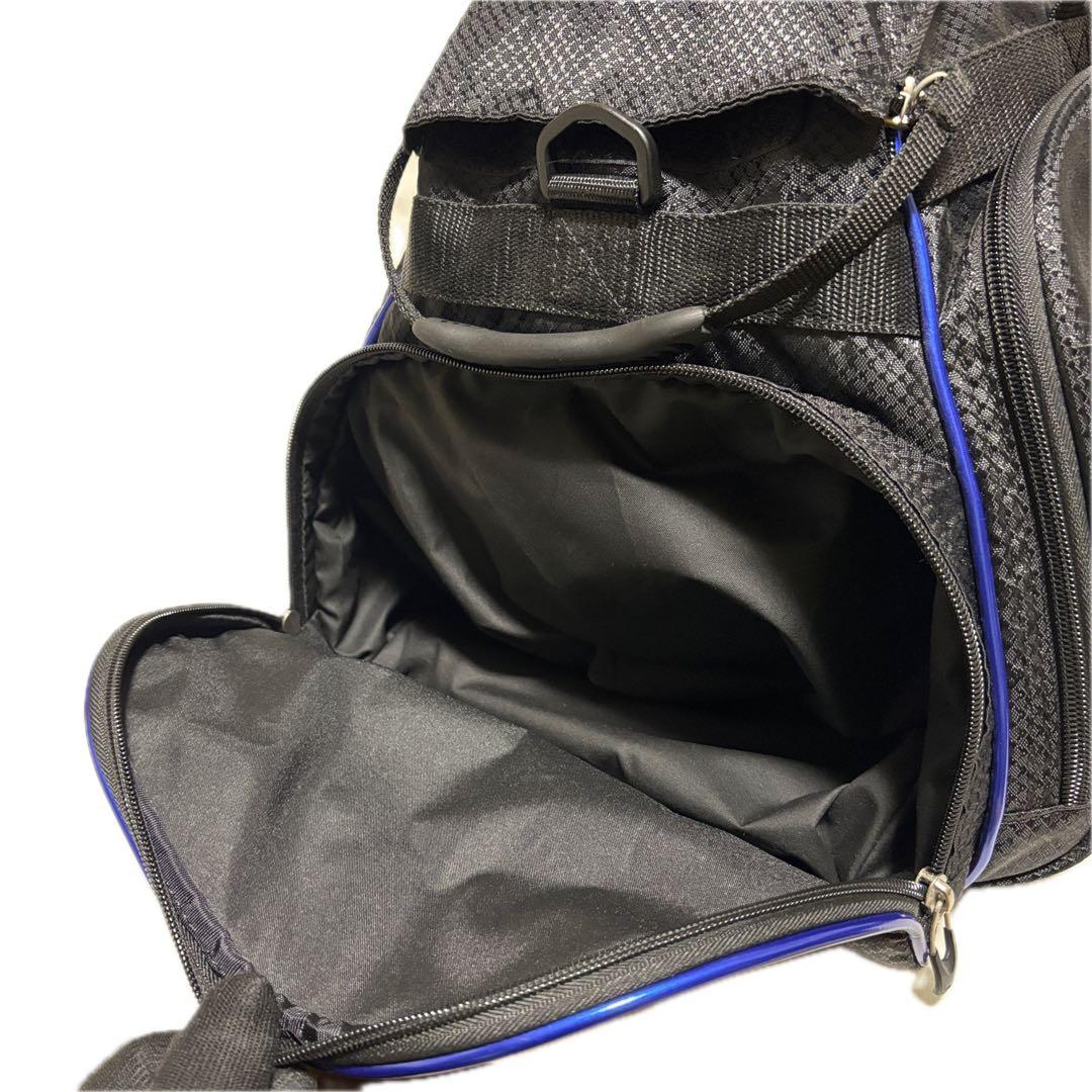 シューズ収納付き MIZUNO ゴルフバッグ ナイロン ブラック D49