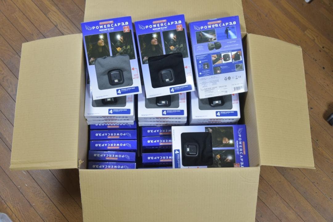 新品 POWERCAP 3.0 47点セット ヘッドライト付きビーニー帽ニット帽