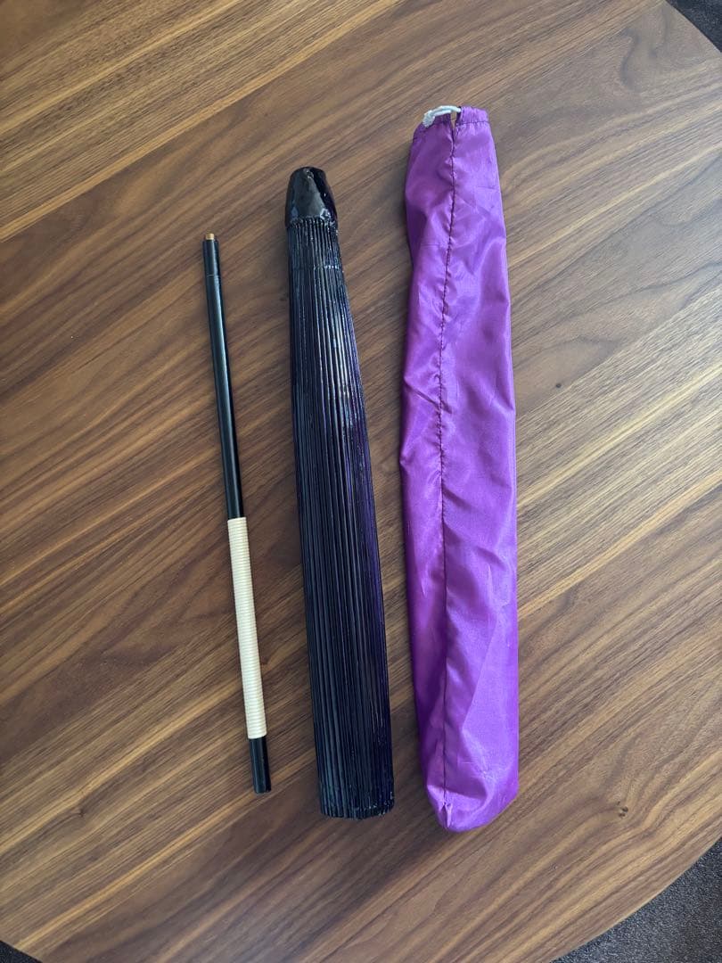 紫色 琉球舞踊傘 2本継ぎ