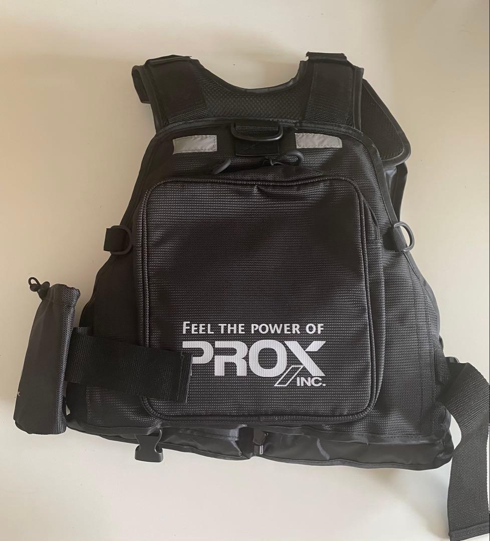 PROX フローティングゲームベスト PX399 大人用S ブラック×ブラック