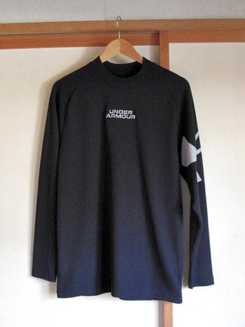 UNDER ARMOUR M's Golf XL BLK ワッフル モックネック