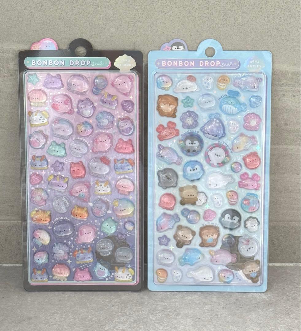 正規品♡ボンボンドロップシール　アクアウィアドーズ　すやすやベビー　水族館