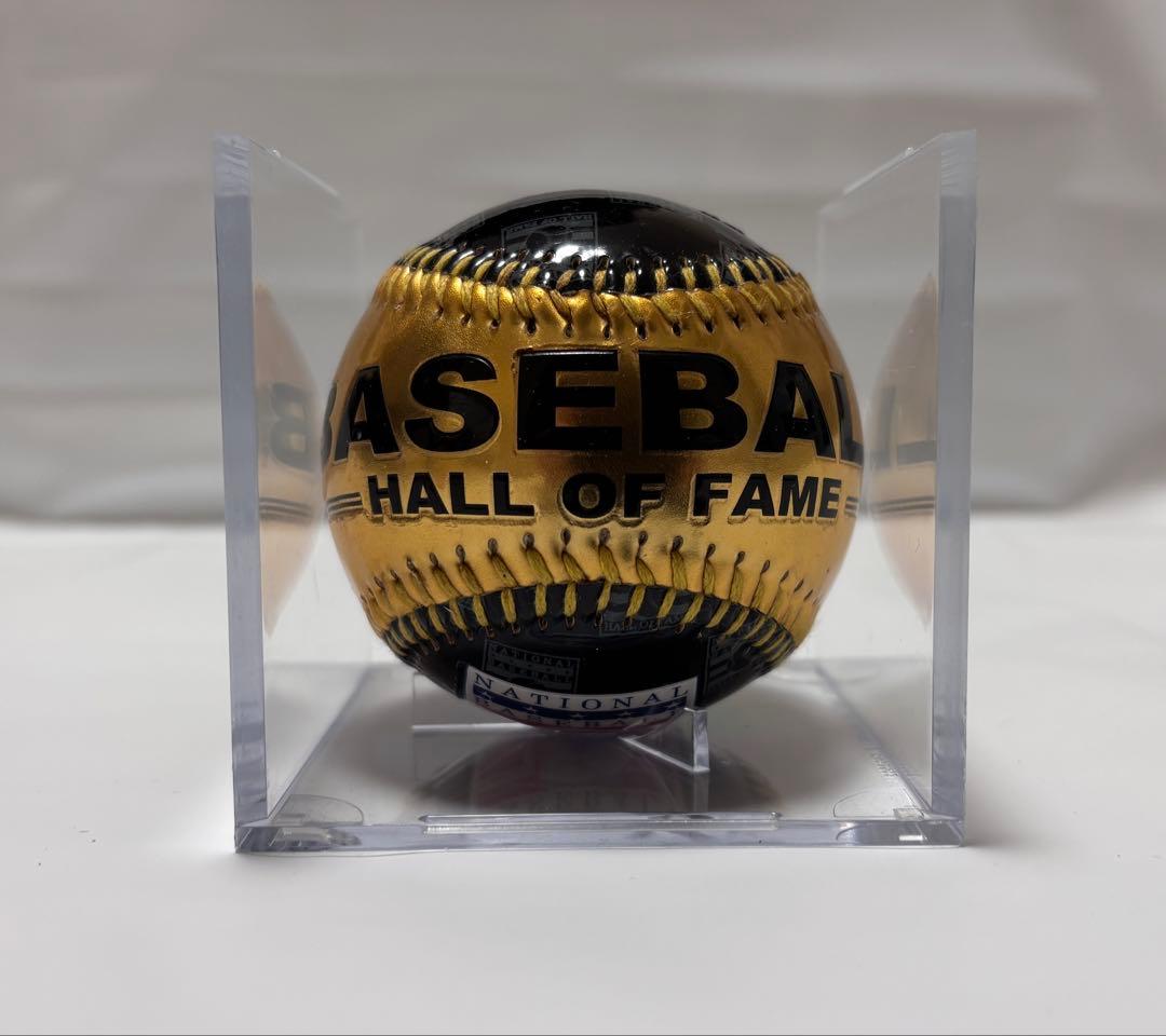 希少 アメリカ野球殿堂 記念ボール ケース付 NATIONAL BASEBALL