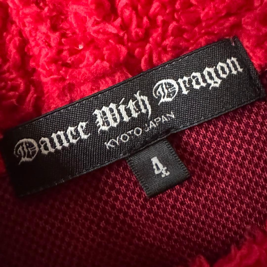 Dance With Dragon ゴルフウェア タートルネック ボア 総柄