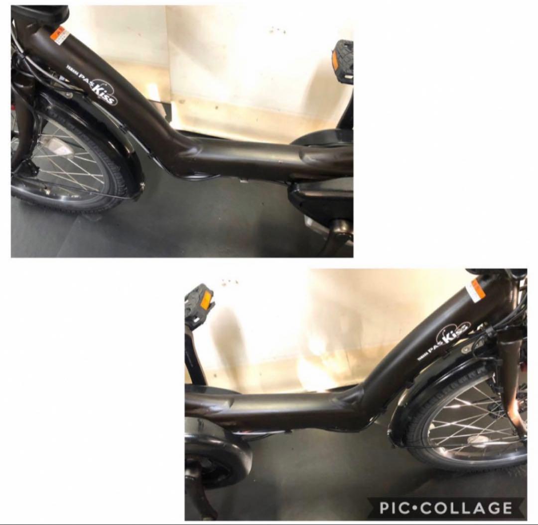 1年保証 新品部品多数　ヤマハ　パスキッス　20インチ　茶色　電動アシスト自転車