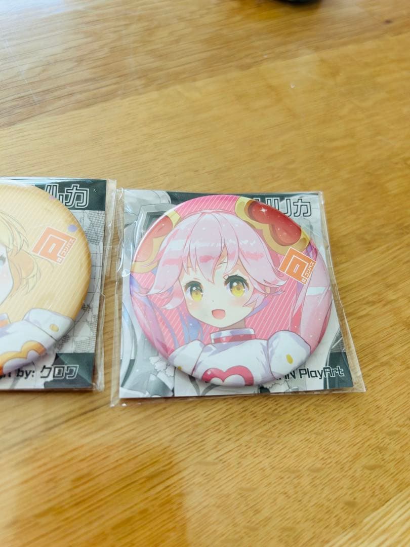 コンパス 非売品缶バッジ 2個セット