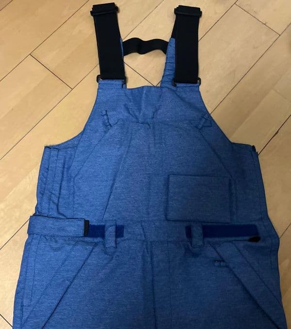 美品★AA HARD WEARダブルエーハードウェアデニムデザインビブパンツ