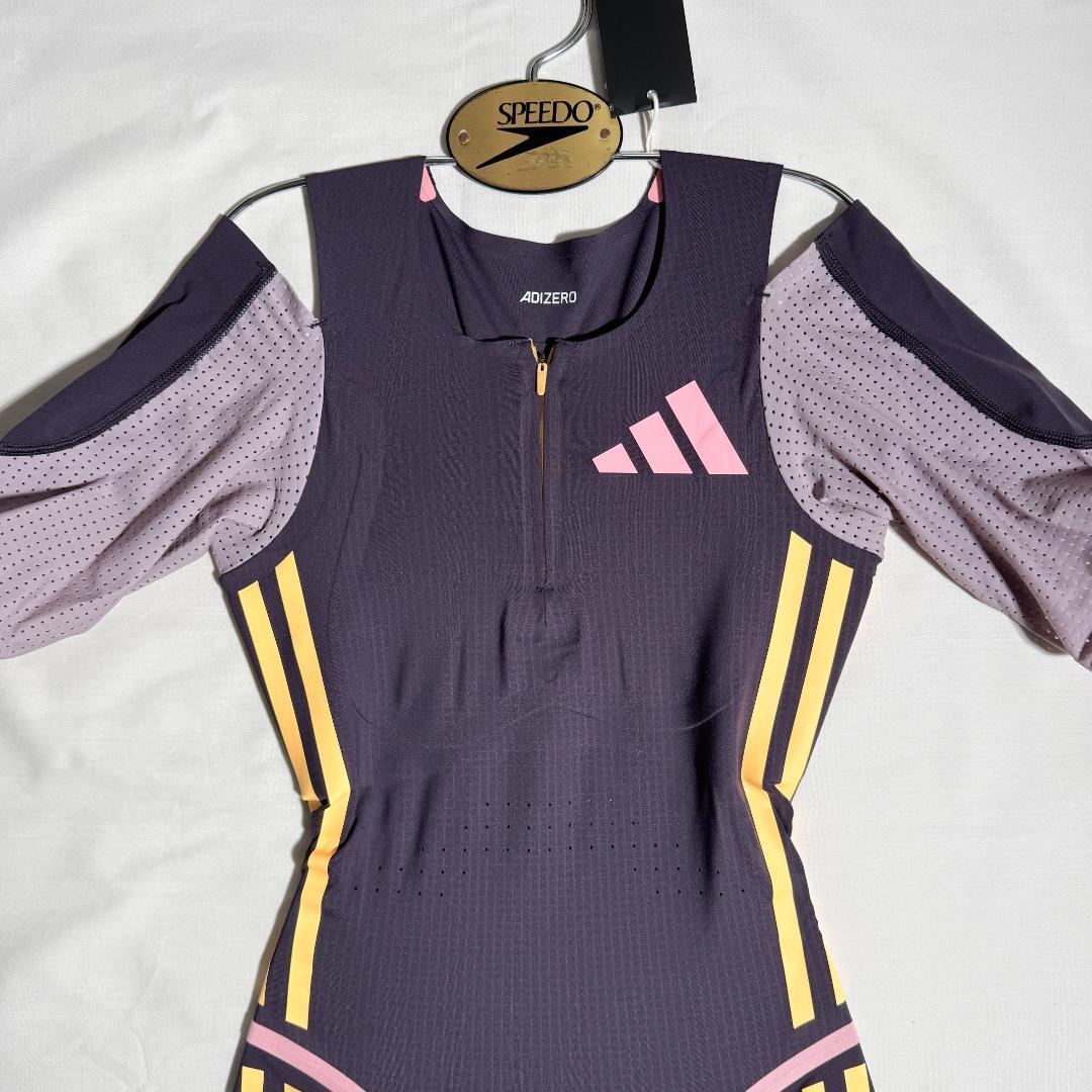 adidas アディダス 女子陸上 レーシングレオタード UK XXS