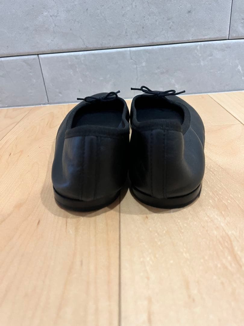 極美品 Repetto レペット バレリーナ フラットシューズ リボンレザー38
