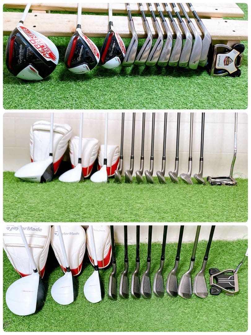 L テーラーメイド　エアロバーナー　メンズセット　右利き　FLEX R